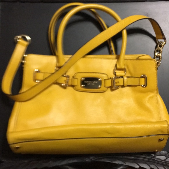 Michael Kors Leather Satchel - Picture 1 of 5